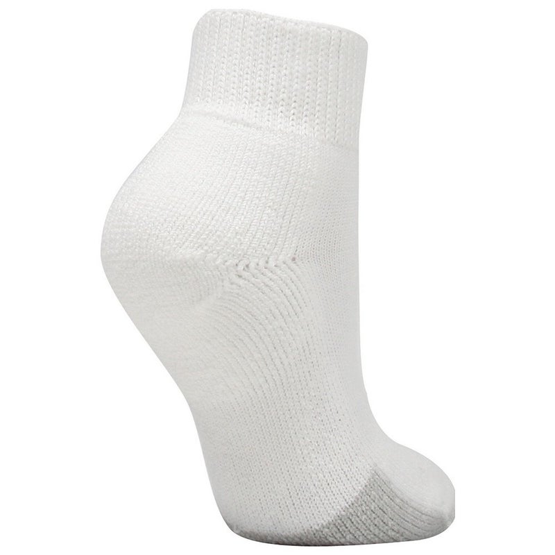 thorlos womens Tmx Max Cushion Ankle Tennis Socks, White (3 Pairs), Medium US - Image 2